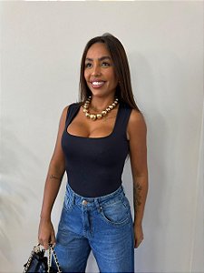 Body Poliamida Alça Grossa Cores