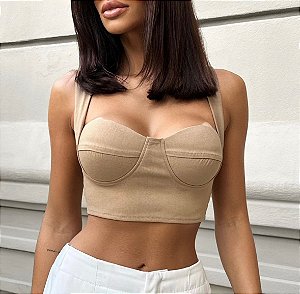 Cropped Meia Taça Cores