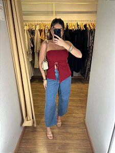 Blusa Tomara Que Caia Assimétrica Cores