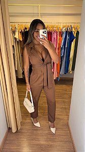 Conjunto Maxi Colete e Calça Cores