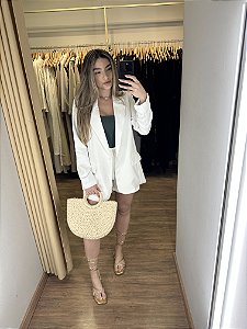 Conjunto Alfaiataria Short e Blazer Cores