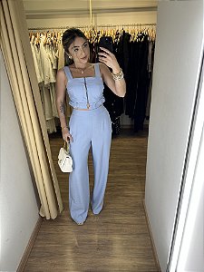 Conjunto Calça e Cropped Ziper Cores