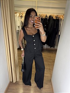 Conjunto Alfaiataria Calça e Blusa Botões Cores