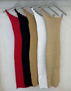 Vestido Tricô Um Ombro Só Lurex Cores