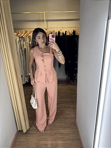 Conjunto Alfaiataria Marrant Botões Cores