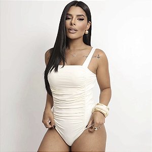 Body Alça Drapeado Cores