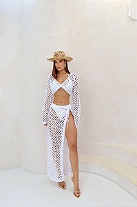 Conjunto Tricô Noronha Branco