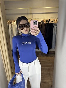 Body Brasil Gola Manga Longa Cores