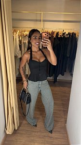 Calça Jeans Wide Leg