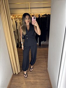 Conjunto Alfaiataria Colete e Calça Alladin Cores
