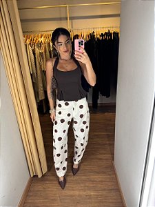 Calça Ballon Poá Cores