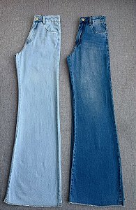 Calça Jeans Pantalona Cores