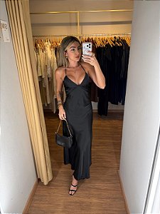 Vestido Cetim Cores