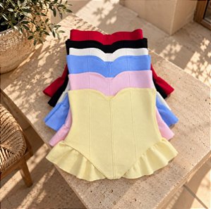 Corset Tricô Cores