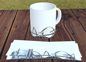 CANECA PERSONALIZADA. TEMA: BRASÍLIA