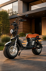 SCOOTER ECOVIVA HE 6 - CINZA CARBONO - 1000W