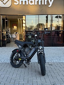 BICICLETA ELÉTRICA - ONESPORT X8 - PRETA - 1000W