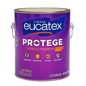 Tinta Acrílica Premium Lavável Interior Exterior Protege Fosco Eucatex