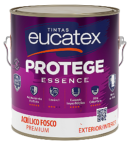 Tinta Acrílica Premium Lavável Eucatex Protege Fosco Interior e Exterior