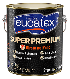 Tinta Acrílica Direto no Mofo Super Premium para Ambientes Internos e Externos