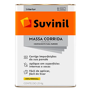 MASSA CORRIDA PVA 25KG SUVINIL