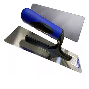 Desempenadeira Aço Inox Lisa Retangular Efeito Marmore Roma