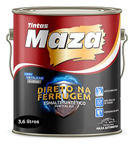 Esmalte Sintético Direto no Ferrugem Tinta Oleo Maza