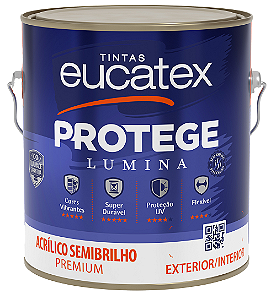 Tinta Acrílica Premium Eucatex Protege Lumina Acabamento Semibrilho