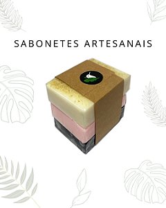 Trio Sabonetes Artesanais | Açaí, Castanha & Pau-Rosa