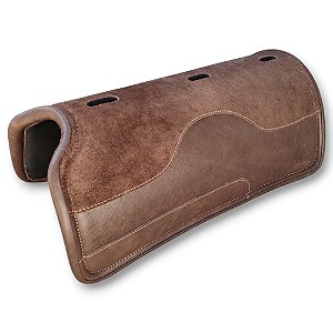 Manta Gel Neoprene Revestida em Couro com Reforço Boqueirão - Café