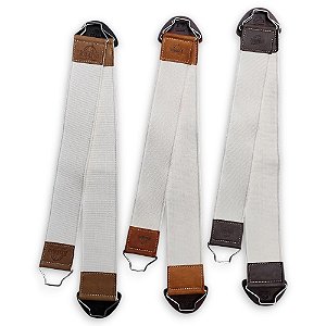 Barrigueira de Fita Algodão Branca Boqueirão (Par)