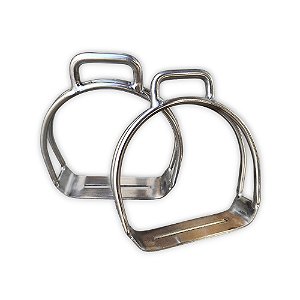 Par de Estribo Inox Duplo