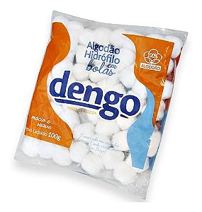 Bolas de Algodão 100% Hidrófilo Dengo 100g