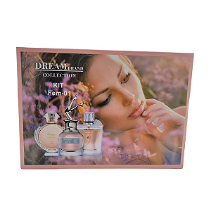 Kit 3 Perfumes Dream Brand Collection Fem-01