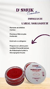 Esfoliante Labial Moranguete Manteiga de Cacau D'Smuk 10gr