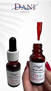 Sérum Labial Gloss Vermelho com Ácido Hialurônico Concentrado Danibeleza 20ml