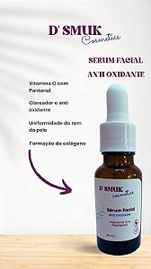 Sérum Facial Anti Oxidante Vitamina C e Pantenol D'Smuk 20ml