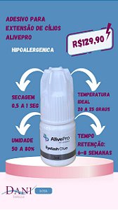 Cola Adesivo Alivepro 0,5 a 1S 3gr