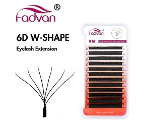 Cílios Fadvan Lashes 6D W 0,07 D Mix 8 ao 14mm