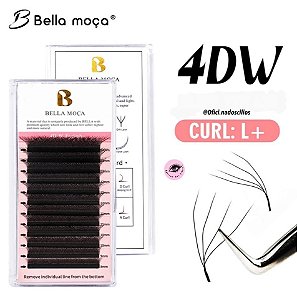 Cílios Bella Moça 4D W 0,07 L+ Mix 8-14mm