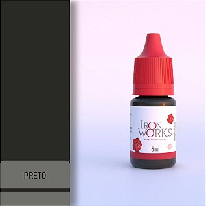Preto Pigmento Iron Works 5ml