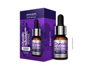 Sérum Facial Revitalizador Glycolic Acid Complex Dermacream 10ml