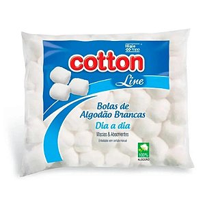 Algodão Bolas Brancas Dia a Dia Cotton Line