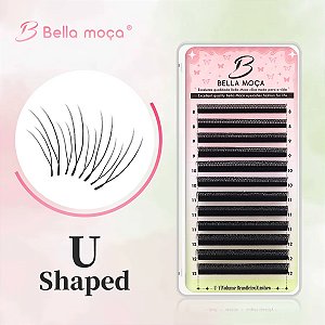 Cílios Bella Moça U YY 0,07 D 8-12mm Volume Brasileiro