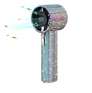 Ventilador Portátil de Mão com Strass 5V 2A Onex VEN-8038