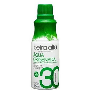 Água Oxigenada 30 Volumes Beira Alta 90ml