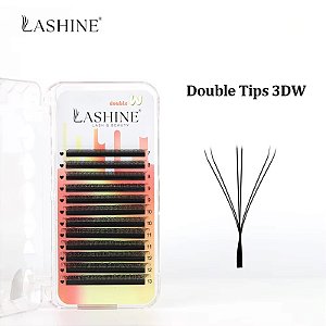 Cílios Lashine 3D DUPLO W 0,07 D Mix 8-14mm