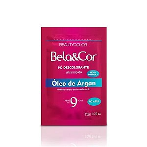 Pó Descolorante Bela&Cor - Óleo de Argan 20gr