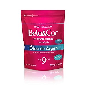 Pó Descolorante Bela&Cor - Óleo de Argan 300gr