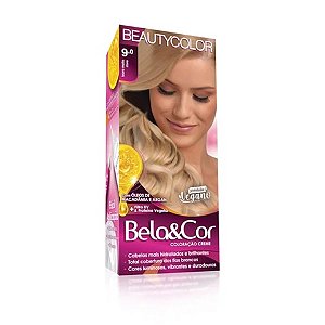 Coloração Kit Bela&Cor - 9.0 Louro Muito Claro